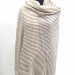 Pure Pashmina Stripes Texture Shawl