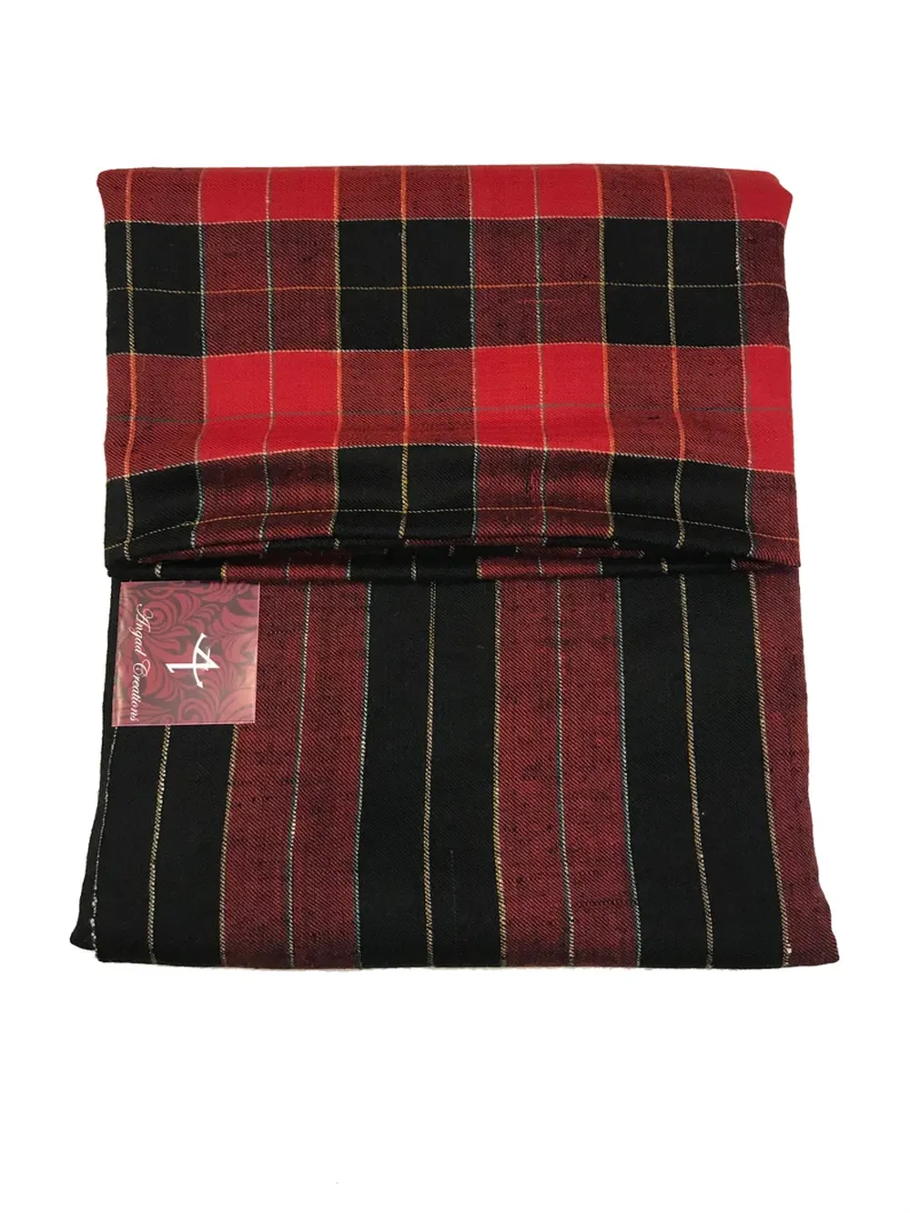 Pure Pashmina Checkered Texture Shawl