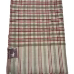 Multi-Coloured Pure Pashmina Checkered Texture Shawl