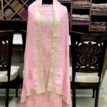 Pink Salwar Suit with Kashmiri Aari & Zari Embroidery