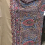 Kalamkari Pure Pashmina Scarf Hand Painted & Hand Embroidered