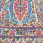 Kalamkari Pure Pashmina Scarf Hand Painted & Hand Embroidered