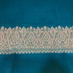 Blue Pure Pashmina Shawl with Intricate Sozni Embroidery