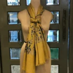 Tribal Thread Embroidered Pure Wool Scarf