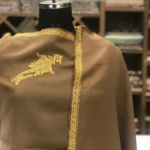 Pure Merino Wool Scarf with Tilla Hand Embroidery