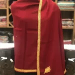 Pure Merino Wool Scarf with Tilla Hand Embroidery