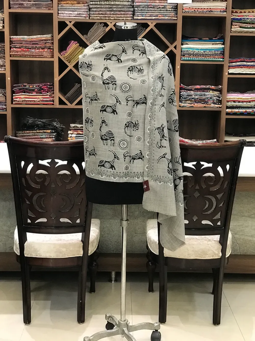 iThread Embroidered Animal Pattern Pure Wool Scarf Greyl_794xN.2392578743_okwu_result Thread Embroidered Animal Pattern Pure Wool Scarf Grey