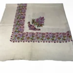Papier Mache Hand Embroidered Square Pure Pashmina Scarf
