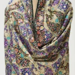 Pure Pashmina Shawl With Multi Colour Artistic Kalamkari front