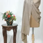 Natural Plain Pure Pashmina Shawl