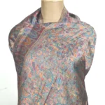 Ash Grey Modal Silk Kani Weave Dupatta