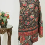 Grey Blue Modal Silk Kani Weave Dupatta