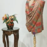 Beige Modal Silk Kani Weave Dupatta