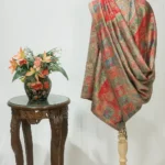Fog Grey Modal Silk Kani Weave Dupatta