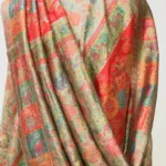 Fog Grey Modal Silk Kani Weave Dupatta front
