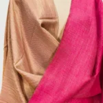 Pink and Zari Reversible Pure Pashmina Stole front