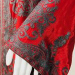 Red Kurta with Aari Silk Thread Embroidery