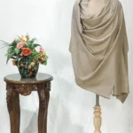 Natural Plain Pure Pashmina Shawl