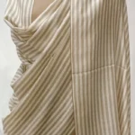 Pure Pashmina Shawl with Cream and Beige Stripes