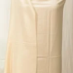 Off-White Plain Pure Pashmina Shawl
