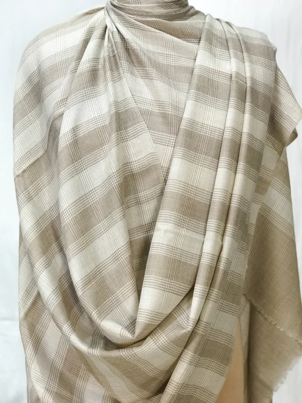 Checkered Pashmina Shawl
