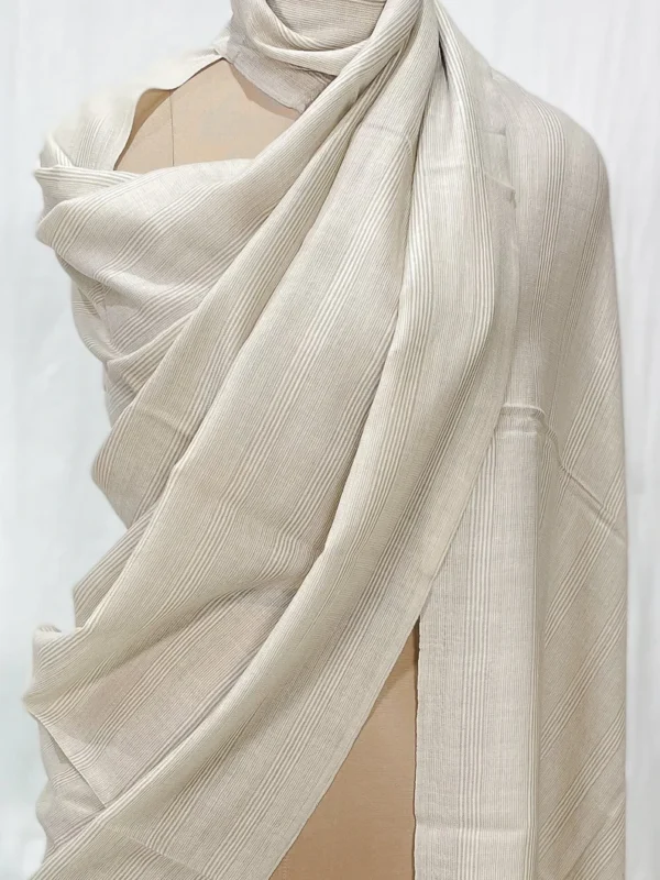 Pure Pashmina Shawl with Stripes