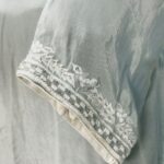 Ash Grey Kurta with Silk Thread and Cut Daana Work