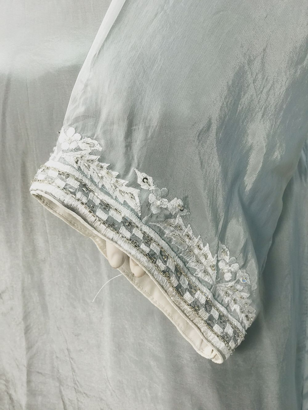 Ash Grey Kurta with Silk Thread and Cut Daana WorkIMG_6721_result Ash Grey Kurta with Silk Thread and Cut Daana Work