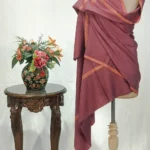 Purple Pure Pashmina Shawl With Sozni hand Embroidery