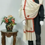 Off-White Pure Pashmina Shawl With Sozni Hand Embroidery