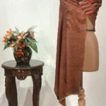 Maroon Space Dye Pure Pashmina Stole