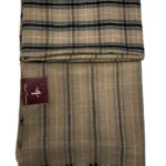 Natural Pure Pashmina Multi-Colour Checkered Pattern Shawl front