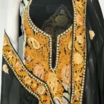Black Salwar Suit with Kashmiri Aari & Zari Embroidery front
