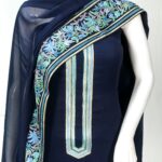 Salwar Suit with Kashmiri Aari Embroidery and Tilla Work front
