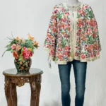 White Shrug with Tilla and Kashmiri Aari Embroidery