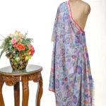 Sky Blue Hand Woven Pure Pashmina Kani Shawl