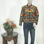 Black Floral Jaal Embroidered Bolero Jacket 2