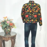 Black Floral Jaal Embroidered Bolero Jacket 2