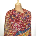 Pure Pashmina With Papier Mache Hand Embroidered Shawl