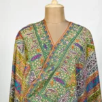 Sage Green Pure Pashmina Shawl With Sozni And Tilla Hand Embroidery