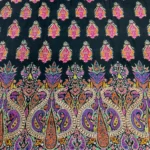 Black Pure Pashmina With Sozni And Tilla Shawl Hand Embroidery Fusion