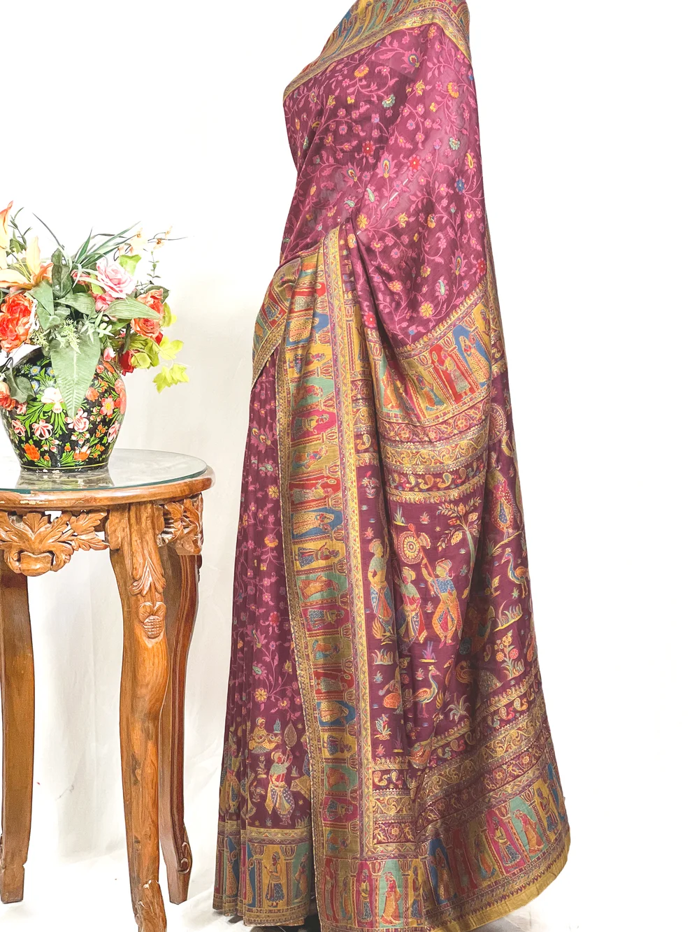 modal silk kani saree