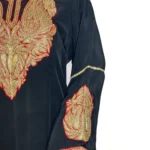 Natural Crepe Kurti with Tilla Machine Embroidery