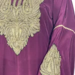 Natural Crepe Kurti with Tilla Machine Embroidery