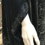 Velvet Cape Shawl With Hand Kardana Work hand