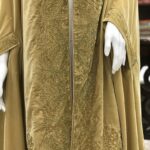 Velvet Cape Shawl With Hand Kardana Work bottom