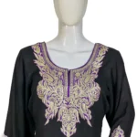 Black Purple Ombre Shalwar Suit with Tilla Work