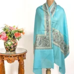 Pure Wool Stole with Zari and Thread Embroidery Pure Wool Stole with Zari and Thread Embroidery
