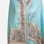 Pure Wool Stole with Zari and Thread Embroidery