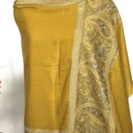 Pure Wool Stole with Zari and Thread Embroidery